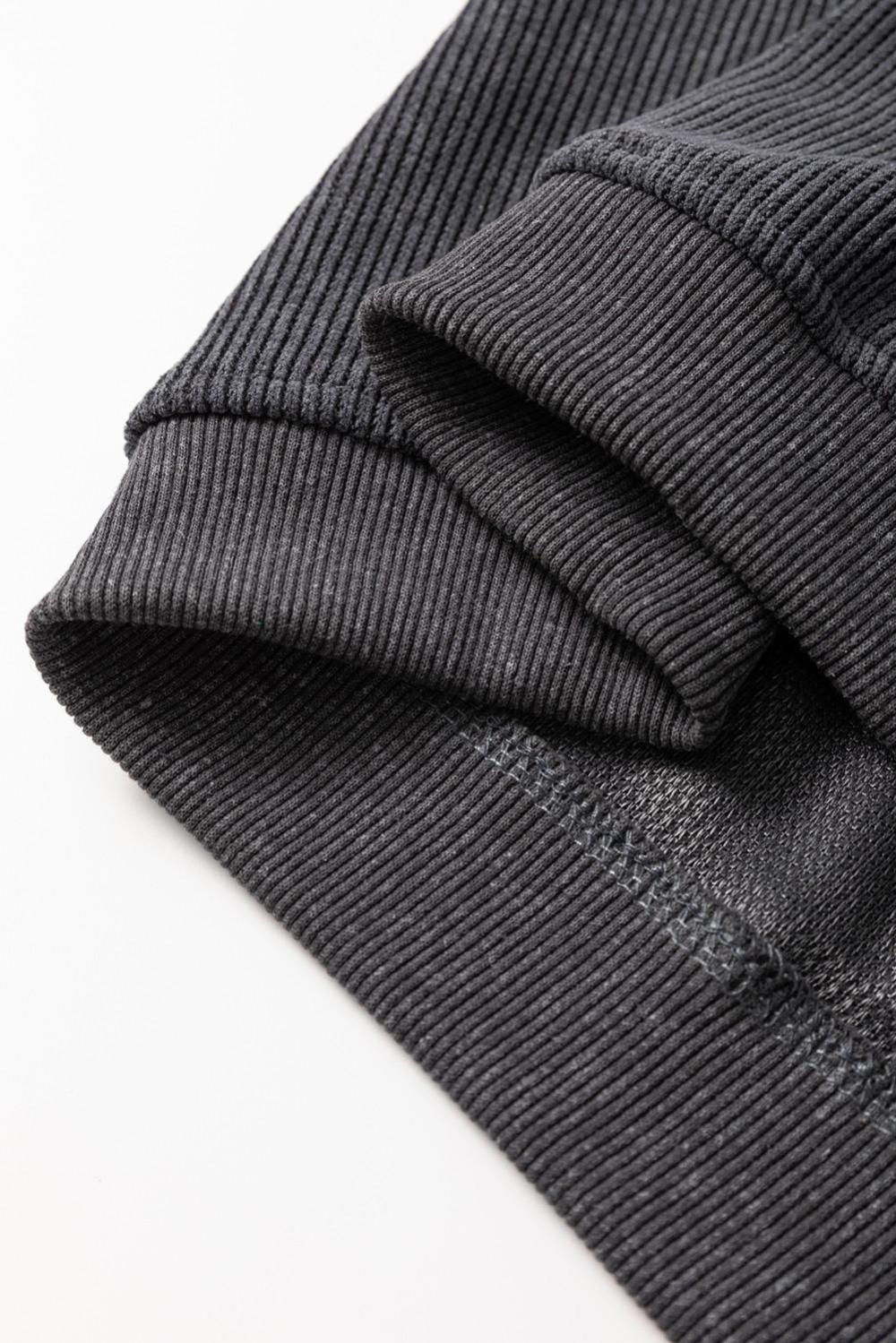 Women Gray Checkerboard Teach Graphic Corded Crew Neck Sweatshirt | Sweatshirts - Image 7